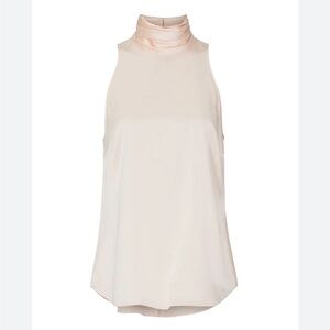 Cinq à Sept Cream Sleeveless Blouse